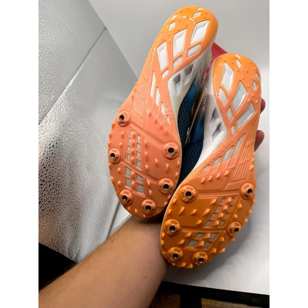 New Balance 1006 Long Distance LD1006Y1 Women 7 Sneaker Navy Spike Running Shoes